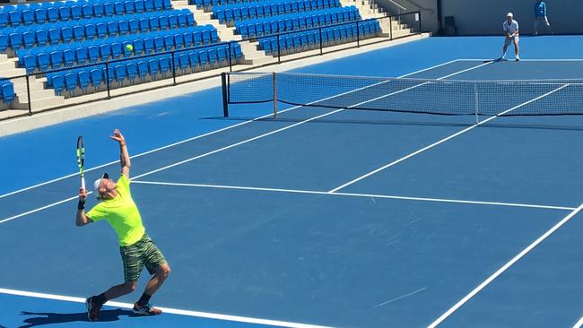 Action from the Blacktown Tennis International at Stanhope Gardens. Picture: Vanessa Bradbury Rouse Hill Times