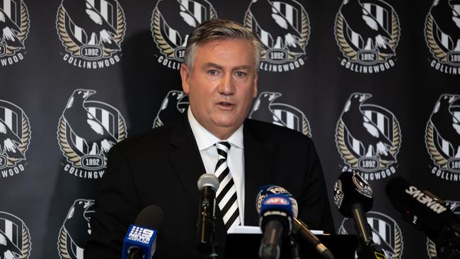 Eddie McGuire resigned as Collingwood president after the release of the Do Better report. Picture: Mackenzie Sweetnam/Getty Images