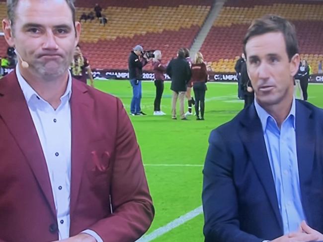 ‘Listen to all the bulls**t’: Joey’s awkward post match incident