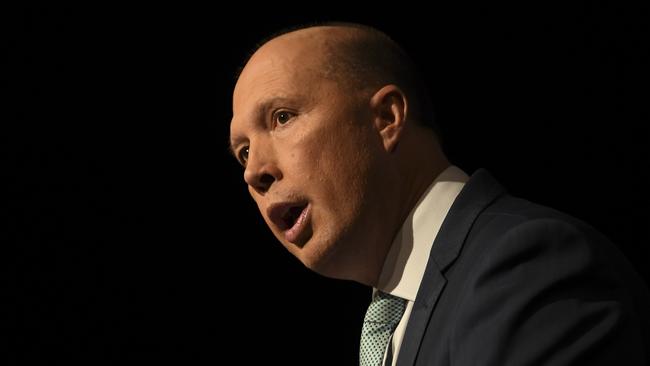 Home Affairs Minister Peter Dutton has warned the missing athletes they will not be given preferential treatment. Picture: AAP Image/Lukas Coch