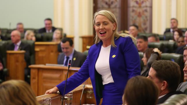 Kate Jones at Parliament. Picture: Annette Dew.