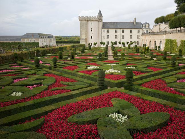 EMBARGO FOR TWAM 16 JULY. FEE MAY APPLY. D2R00E Gardens, Chateau de Villandry, UNESCO World Heritage Site, Indre-et-Loire, Touraine, Loire Valley, France, Europe