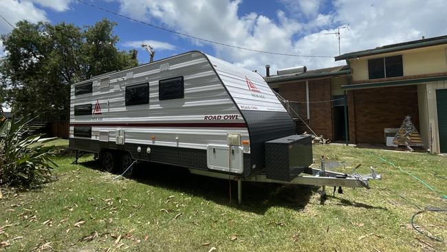 The caravan the Delaney's have been sleeping in.