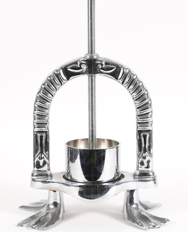 Bourdain said the duck press was one of his favourite items. Picture: iGavel Auctions