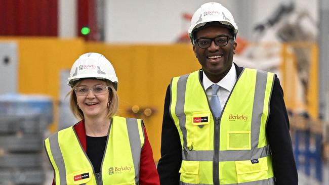 Britain's Prime Minister Liz Truss and Britain's Chancellor of the Exchequer Kwasi Kwarteng are calling time on the mistakes of their predecessors. Picture: AFP