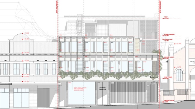 Plans for the new Somni Inn on Queen Street at Murwillumbah.