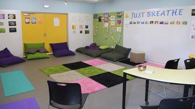 The school has a mindfulness room and 1- flexible learning spaces. Picture: Simon Bullard