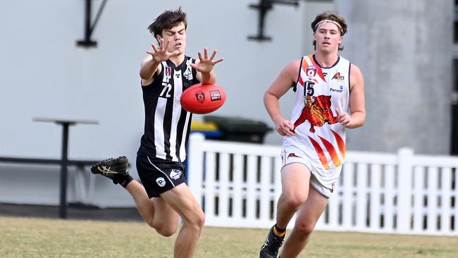 Sherwood player Aidan Brennan against Noosa. Picture, John Gass