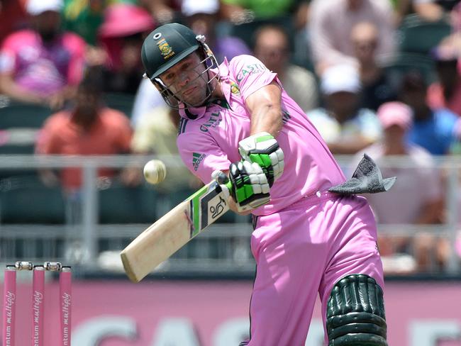 De Villiers played some outrageous shots during his brief but incredible innings.