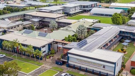 Aerial view of St Augustine's College, Cairns. Picture: St Augustine's College