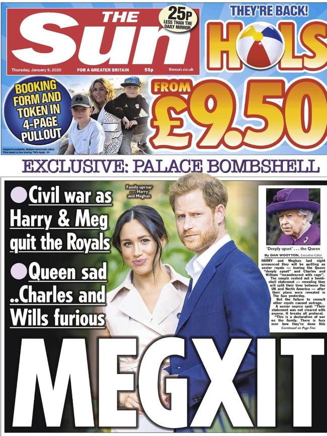 The Sun dubbed the move as ‘Megxit’.