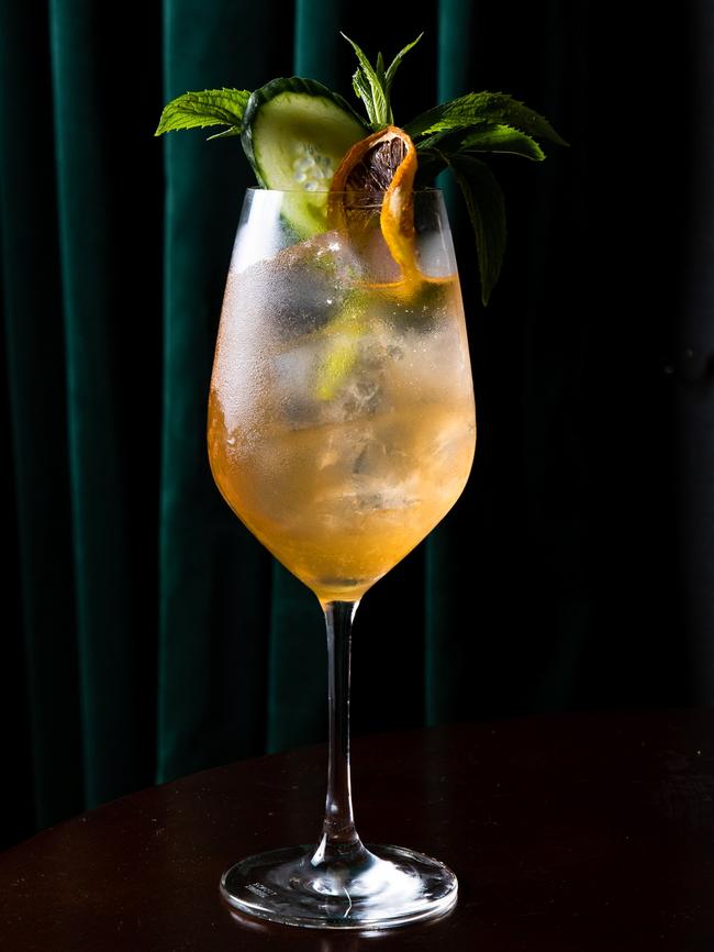 An Aussie-inspired cocktail at Employees Only. Picture: Kimberley Low