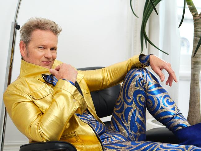 Craig McLachlan in his dressing room. Photo: Supplied.