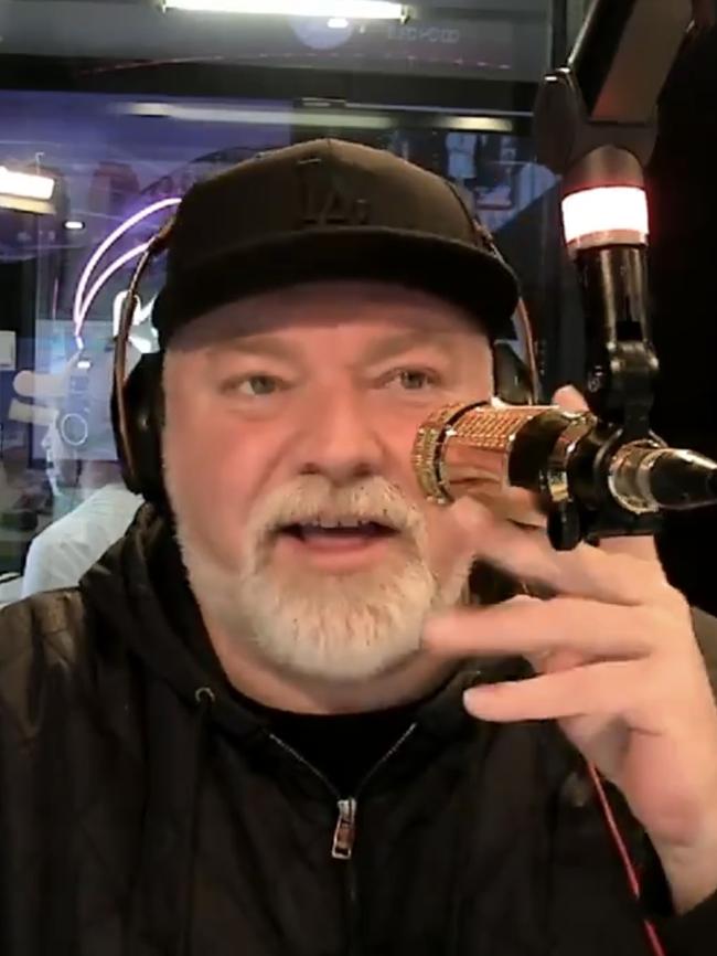 Henderson’s co-host Kyle Sandilands was behind the prank. Picture: Instagram