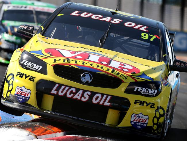 Shane Van Gisbergen in action during Day 2, Saturday of the GC 660 through the streets of Surfers Paradise. Pics Adam Head