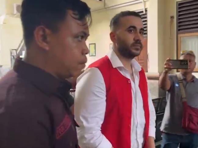 Mohamed Rifai, from south-west Sydney, appears in a Bali court.