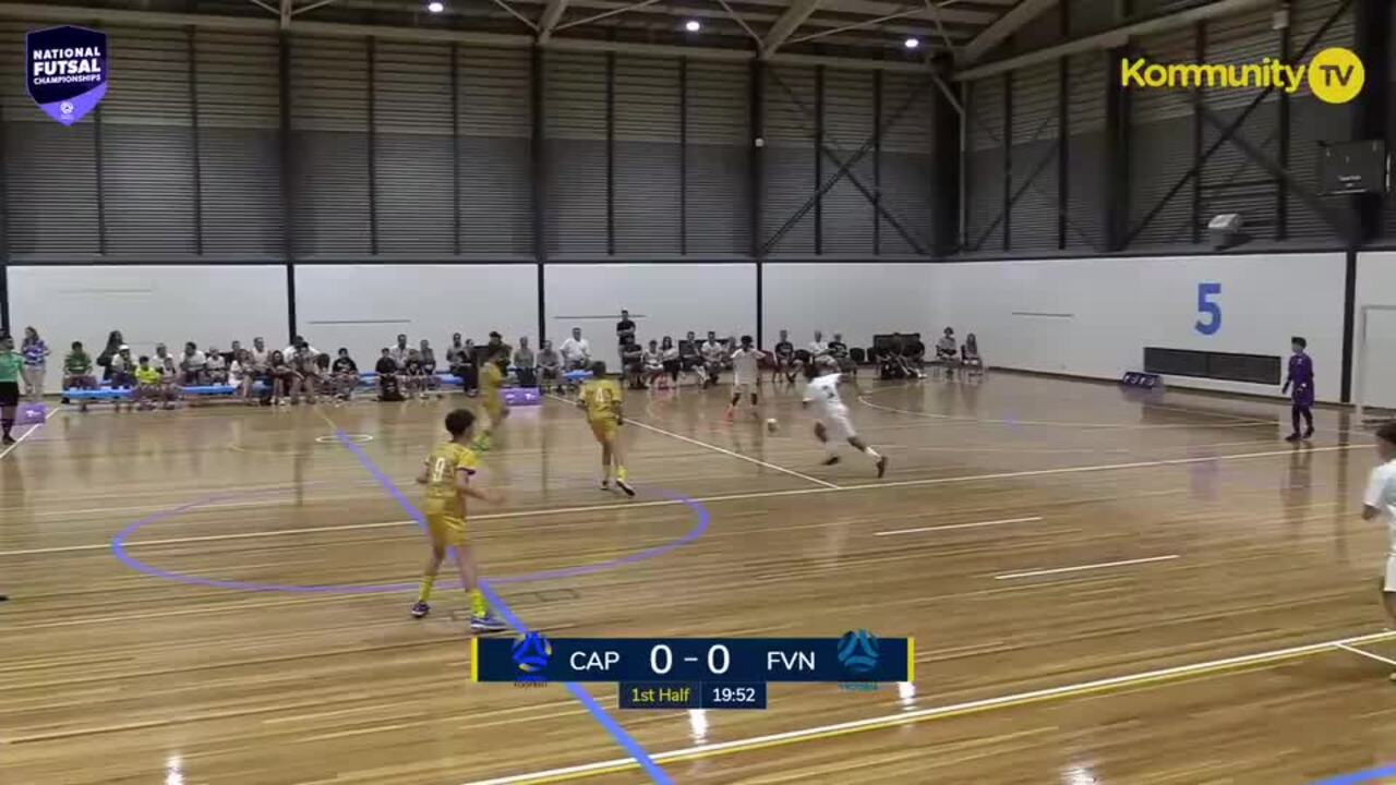 Replay: Capital Football v Football Victoria Navy (U13 Boys) - 2025 National Futsal Championships Day 2