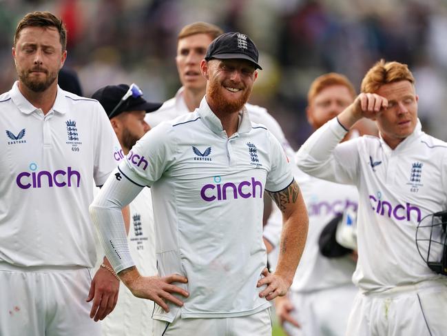 England's Ben Stokes looks dejected after day five of the first Ashes test match at Edgbaston, Birmingham. Picture date: Tuesday June 20, 2023. (Photo by Mike Egerton/PA Images via Getty Images)