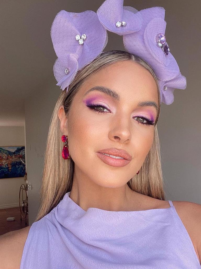 Olivia Molly Rogers went for an all-purple inspired look. Picture: Instagram