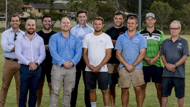 Palm Beach Currumbin Alleygators Rugby Club Team of the Decade reunion photo. Picture: Jerad Williams