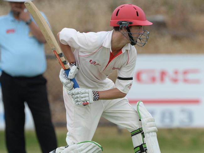 Prolific: Baden Powell batsman Rhys Elmi.