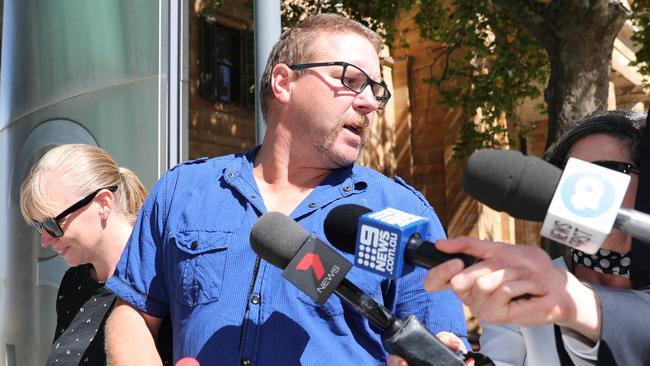 Chad Rolf Vinzelberg has pleaded guilty to eight weapons possession charges. Picture: AAP/Tait Schmaal.