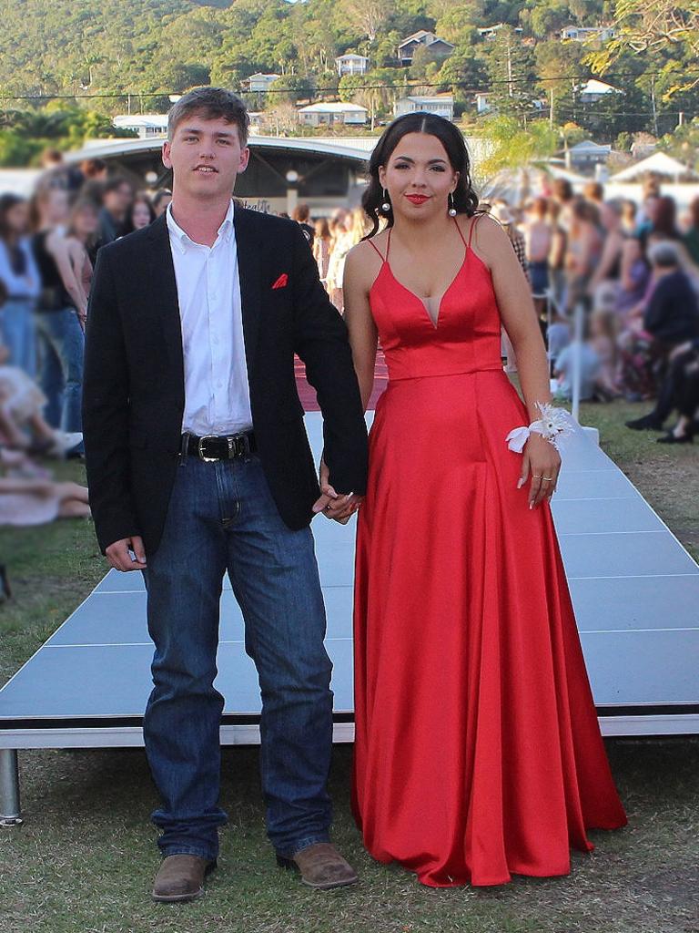 Abigail and Korbin at the St Ursula's College Formal. Photo: Contributed