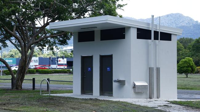 Cairns Regional Council has upgraded the toilet block facilities in Harald Falge Park, Manunda, making them wheelchair accessible. Picture: Brendan Radke