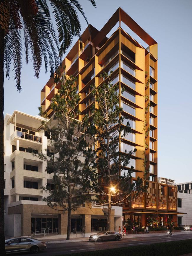 An artist's imagination of the second Novotel Brisbane South Bank tower. Picture: Bates Smart