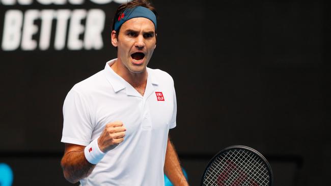 Roger Federer has been hitting Melbourne Park for more than two decades. Picture: AFP Photo