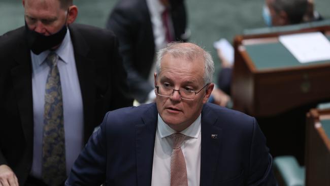 The review found the previous government announced $42bn in defence projects it had no means to fund, while reducing the budget for the same period by $14bn. Picture: NCA NewsWire / Gary Ramage