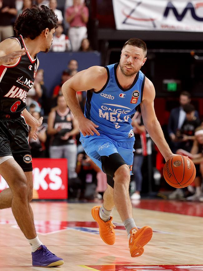 Matthew Dellavedova was all class as he was awarded Finals MVP. Picture: Darrian Traynor/Getty Images