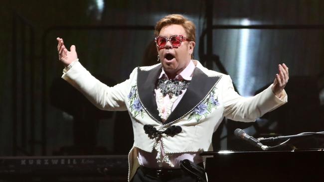 Sir Elton says his former wife’s allegations had been made to “extract a large sum of money … and tarnish his name with falsehoods”. Picture by Damian Shaw