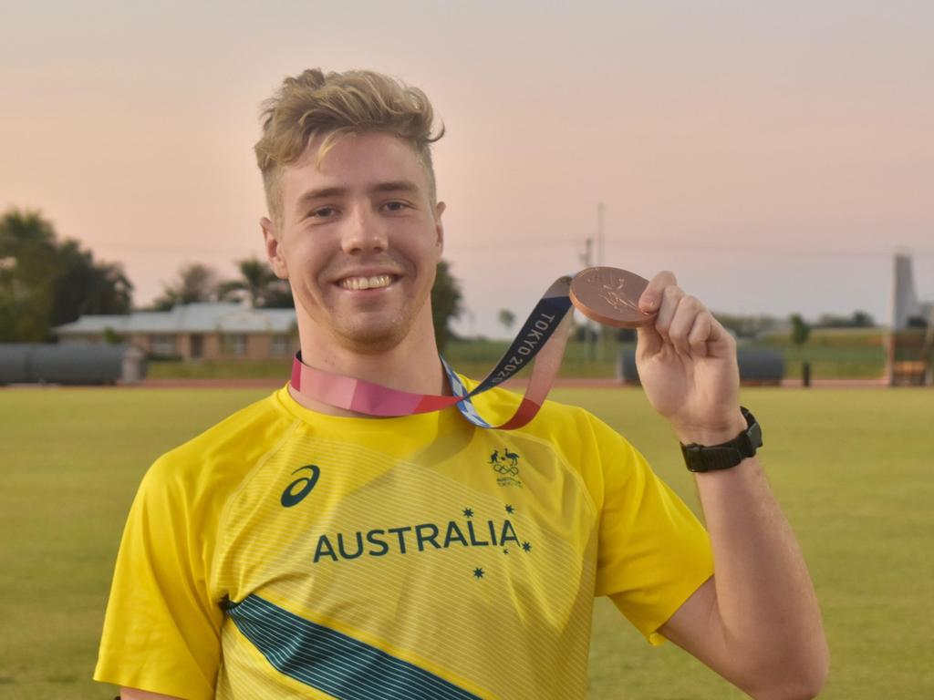 Olympic bronze medallist Ash Moloney at the Mackay Aquatics and Recreation Centre, September 15, 2021. Picture: Matthew Forrest