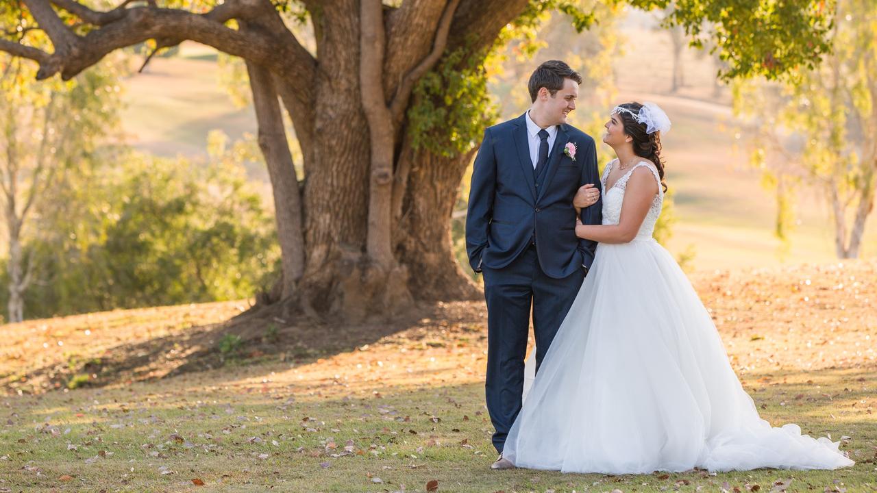 Tiffany and Layton Waugh's wedding. Gunabul Homestead, Gympie. September 2, 2017.