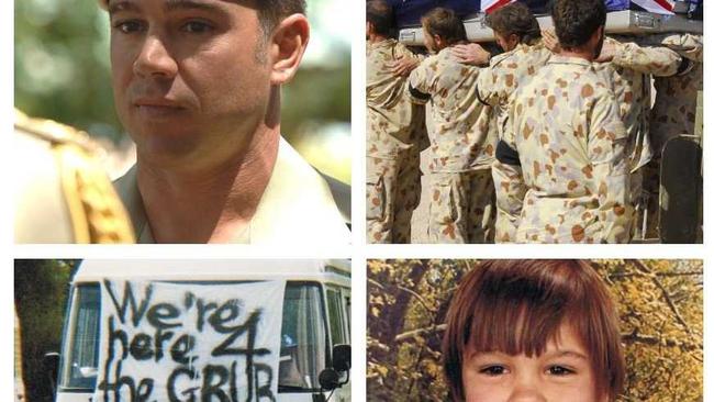 IN MEMORY: Sergeant Matthew Locke was killed in action in Afghanistan's Chora Valley in 2007. Today his sister Debbie remembers the Grub they loved, pictured in kindergarten. Picture: Matt Deans