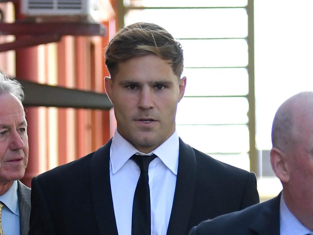 NRL player Jack de Belin had pleaded not guilty to sexually assaulting a 19-year-old woman. Picture: NCA NewsWire / Simon Bullard.