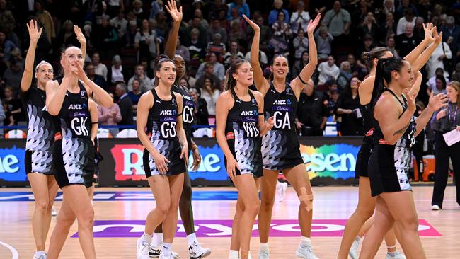 The Silver Ferns ensured Australia’s Invercargill hoodoo continued. (Photo by Joe Allison/Getty Images)