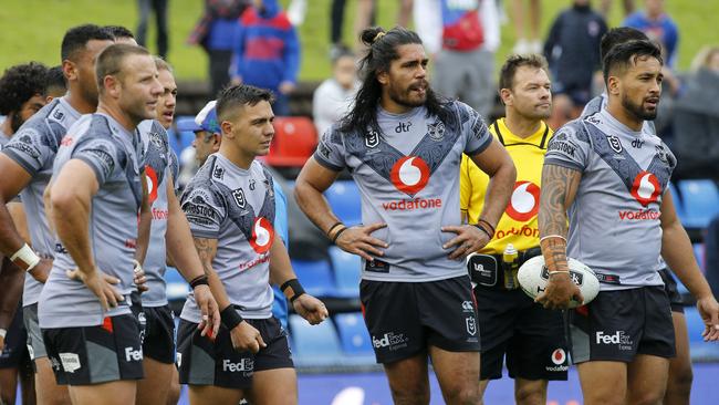 The Warriors have given no guarantees they will stay in Australia after Round 2. Picture: AAP.