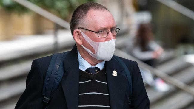 Roger Allenby Higgins leaves Downing Centre Courts in Sydney. Picture: NCA NewsWire/Bianca De Marchi