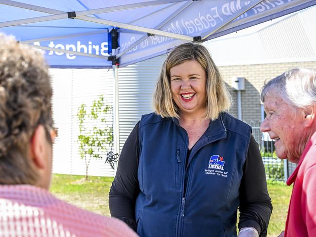 Bridget Archer won over some voters by crossing the floor to support a bill for a federal integrity commission. Picture: Rob Burnett / The Australian