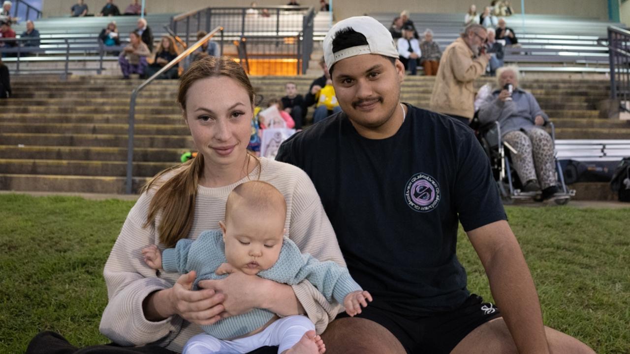 Josh, M'Kaila and Harley at the Gympie Show, Thursday May 18, 2023 Picture: Christine Schindler