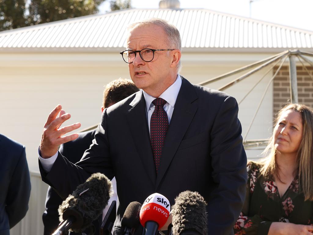 Labor leader Anthony Albanese has also claimed he won’t negotiate with the cross bench in the event of a hung parliament. Picture: Liam Kidston