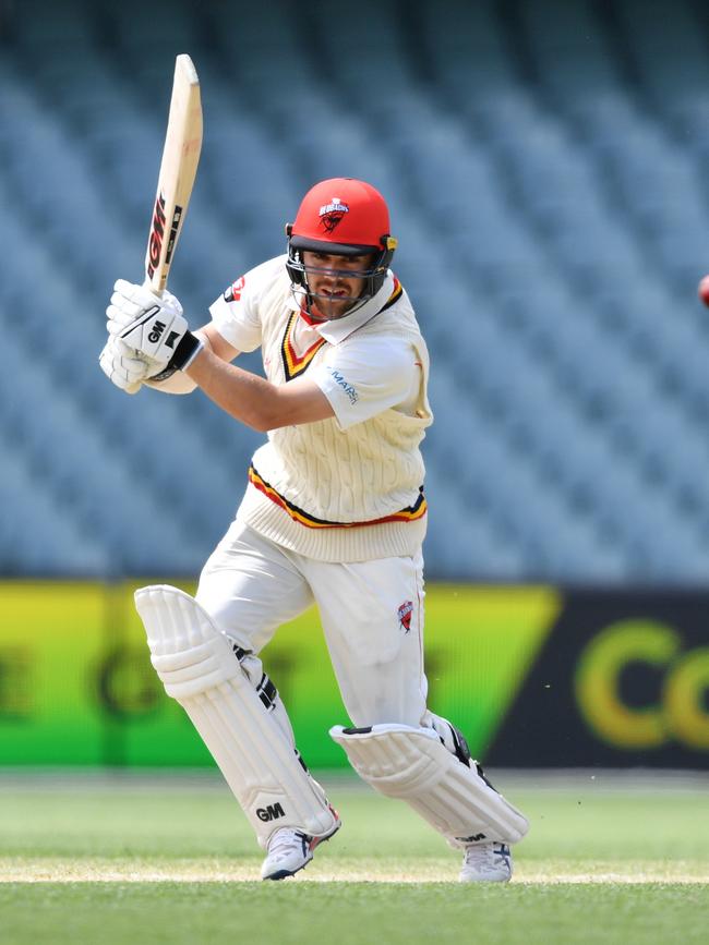 Travis Head’s recent Shield ton has boosted his hopes. Picture: AAP