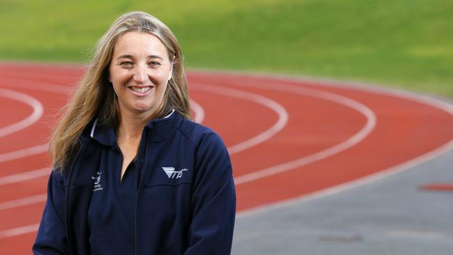 Dual Olympian and Tasmanian Institute of Sport athletics coach Susan Andrews. Picture: RICHARD JUPE