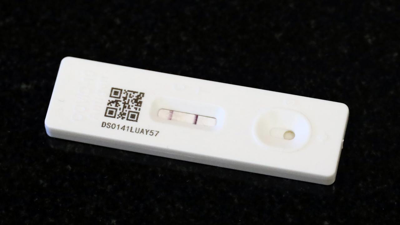 Registering a Covid-19 rapid antigen test is no longer mandatory in NSW. Picture: NCA NewsWire / Nicholas Eagar