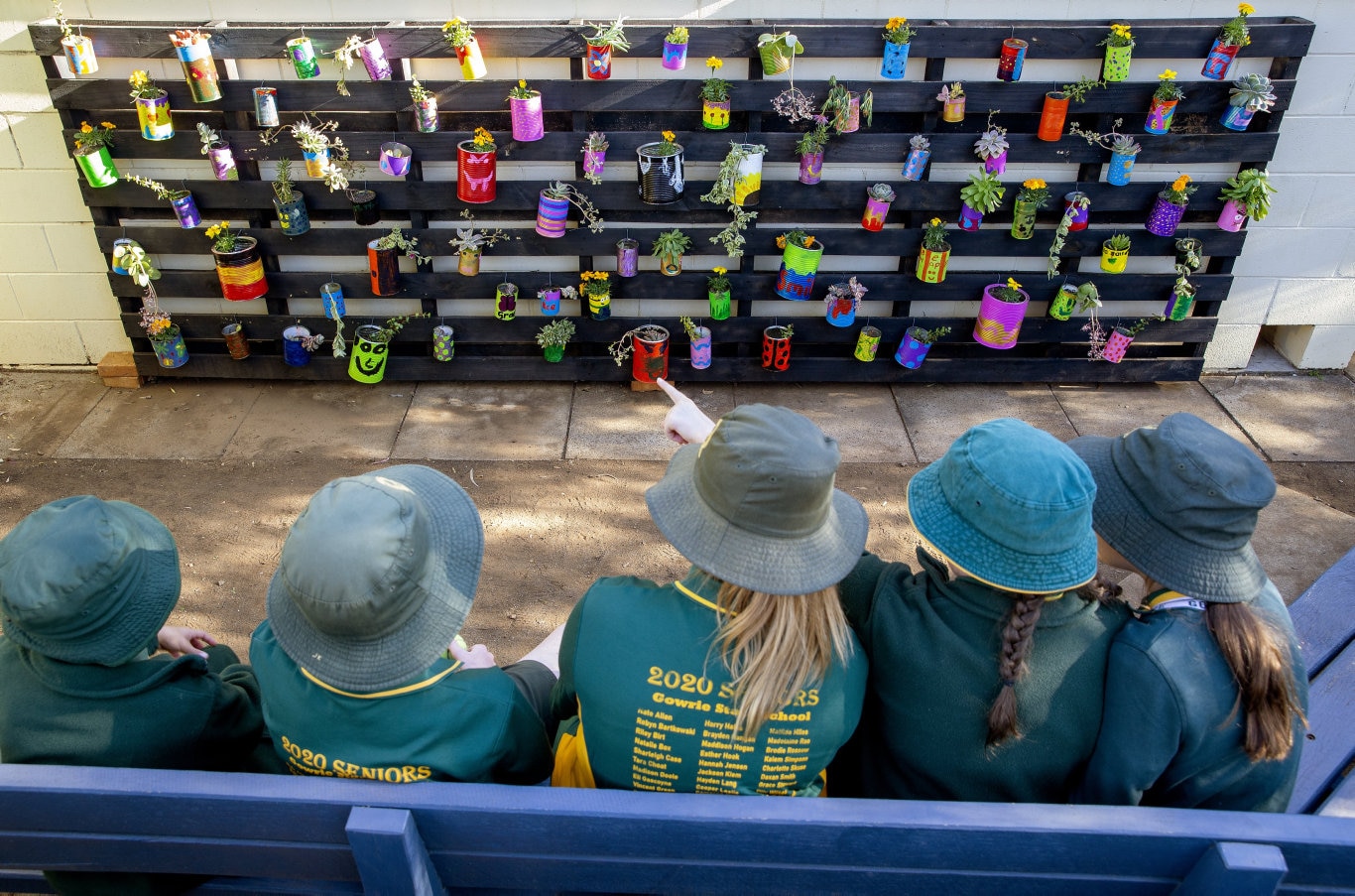 Garden For Good. Gowrie State School. Picture: Sarah Marshall