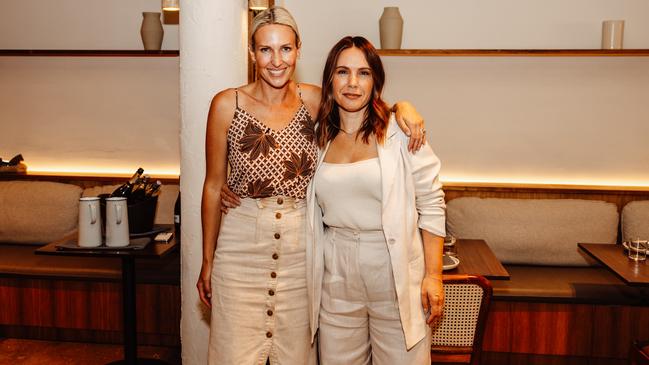 Rebecca Morse and Marie Kargiotis at the KIIN new menu launch event. Picture: Supplied