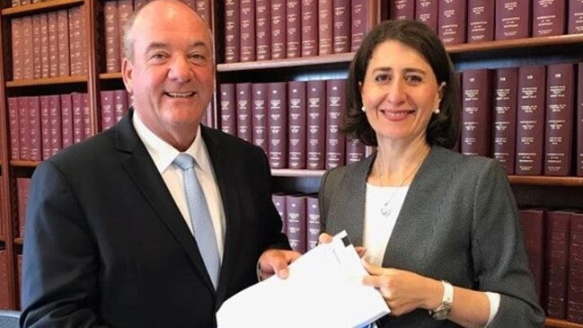 Gladys Berejiklian with her former boyfriend Daryl Maguire.