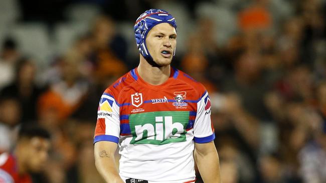 Kalyn Ponga’s reaction to Nathan Brown’s departure was telling. Picture: AAP